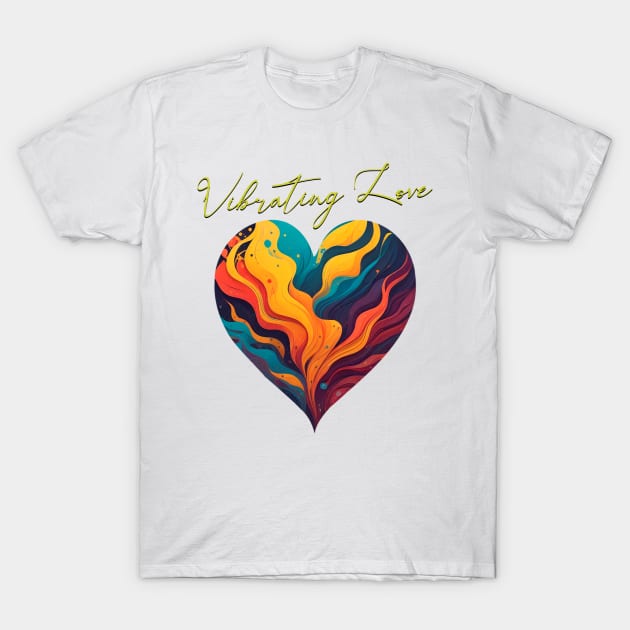 Vibrating Love T-Shirt by Roqson